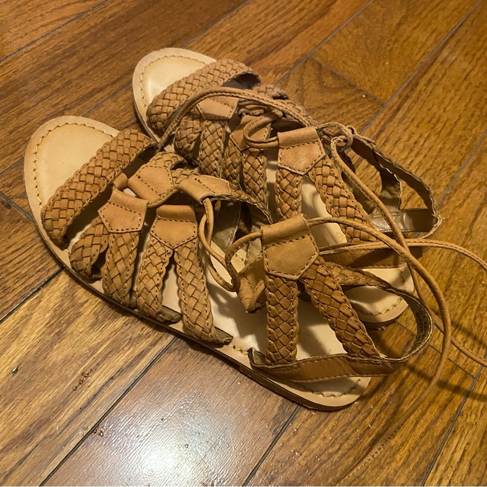 Topshop Sandals | Gladiator Sandals | size 6 | brown